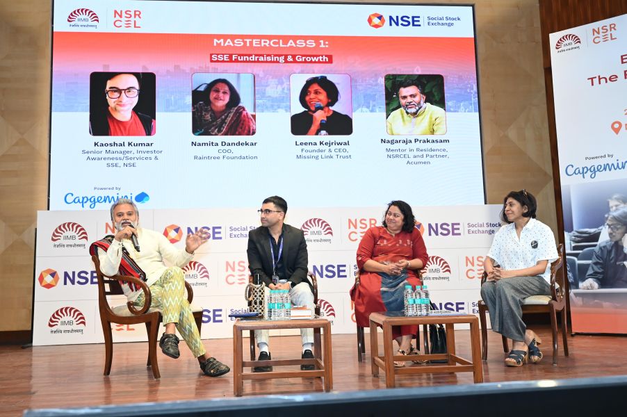 NSRCEL, Capgemini In Collaboration With NSE-SSE Organise Event To Discuss Fundraising Journeys For Non-Profits